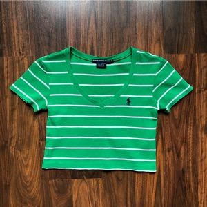 Ralph Lauren Sport Crop Top Striped